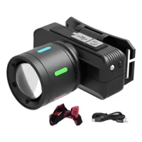 Sensor Headlamp with zoom Type-C charger