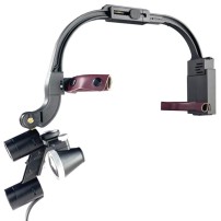 ENT LED Dr Kim Headlight & Binocular Loupes 3.5X 2 Battery ENT Dentistry Surgery.