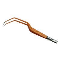 Non Sticky Bipolar C Shape Curved Forceps For Adenoidectomy - 18cm