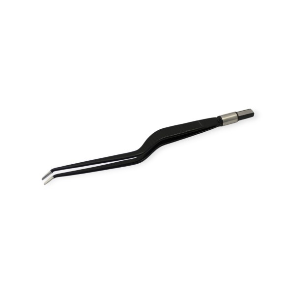 Non-Sticky Curved Bipolar Forceps - 22Cm