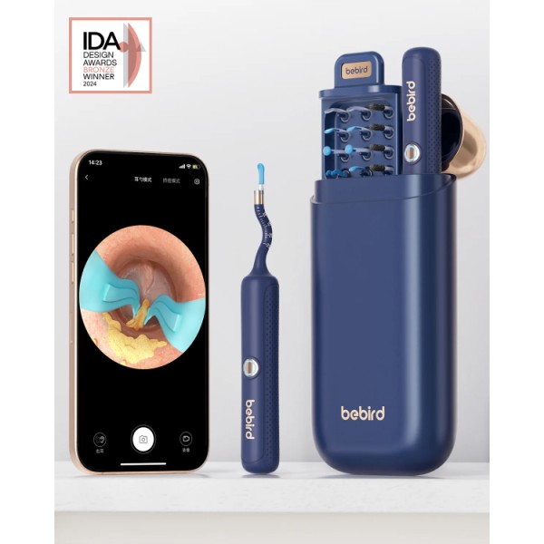 Bebird EarSight Plus Flexible Wireless Otoscope Light - Ear Wax Removal Tools with Camera