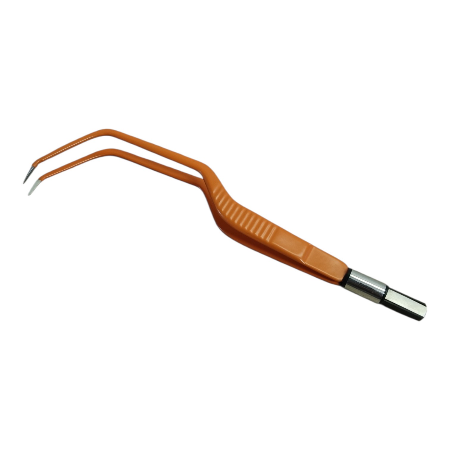 Non Sticky Bipolar C Shape Curved Forceps For Adenoidectomy - 18cm