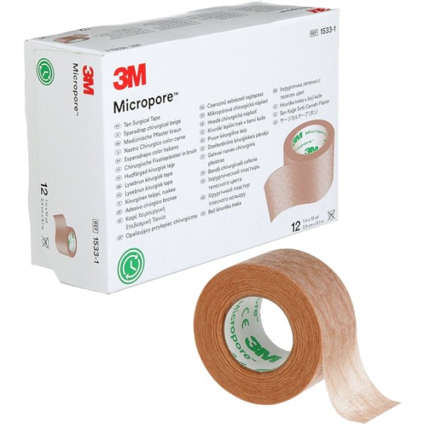 3M Micropore Medical Tape 1.25 cm x 9.1m